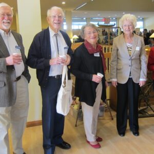 Members enjoying the social hour during the 2015 annual meeting.