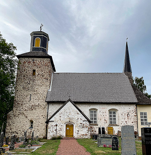 The parish church in Lemland, Åland