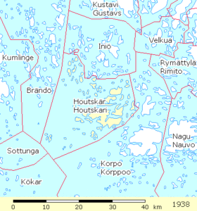 Houtskär Parish Map
