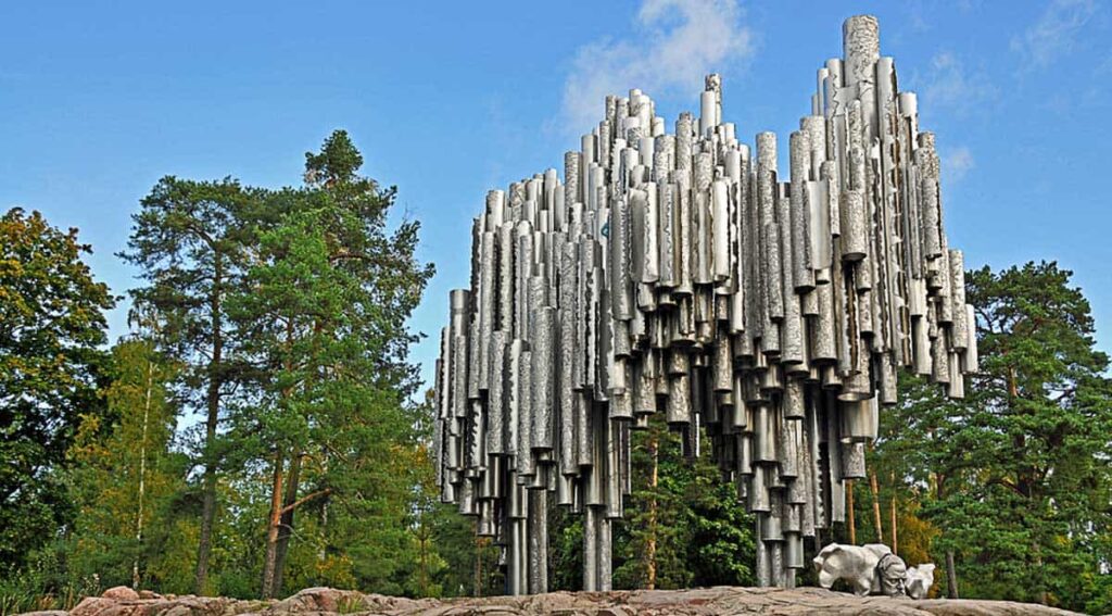 Monument dedicated to the music of Jean Sibelius