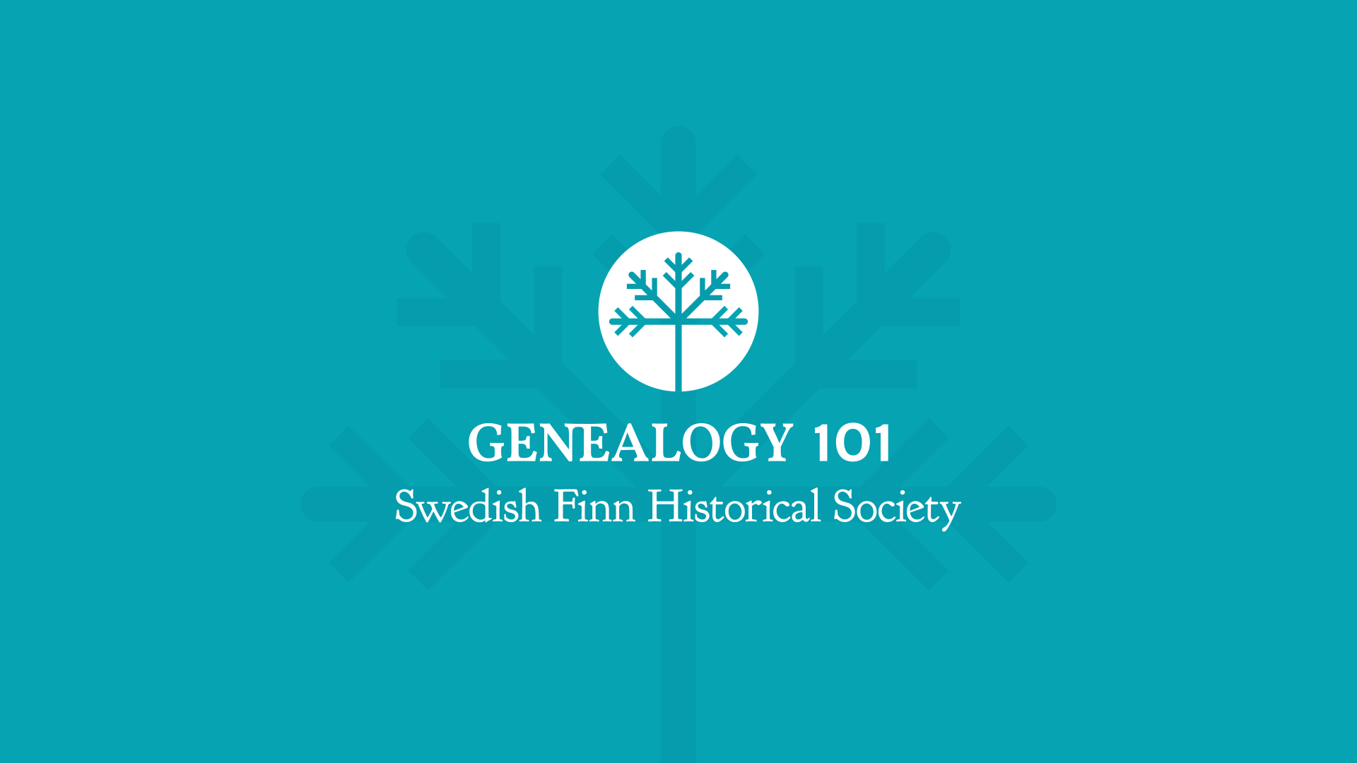 Event registration Genealogy 101